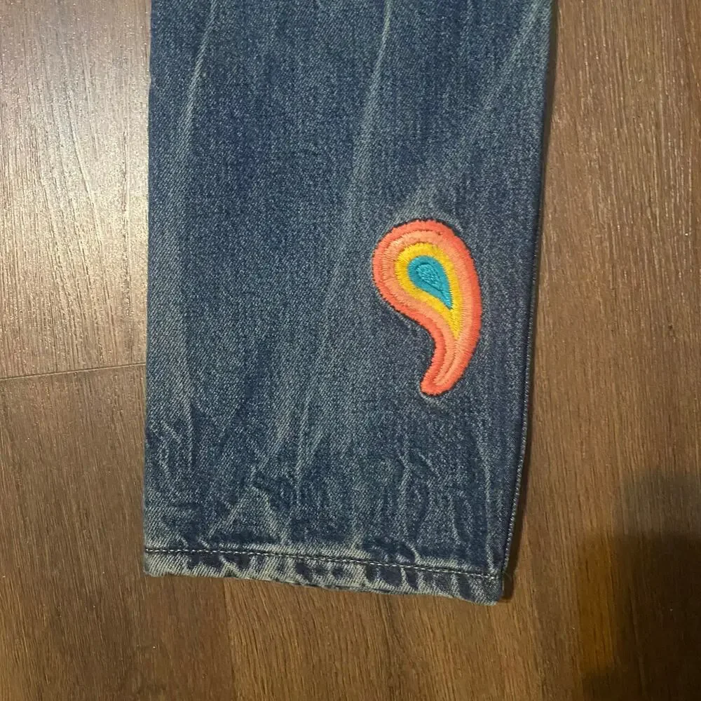 Paul Smith Made in Italy Embroidered Jeans 30 W x 31 L